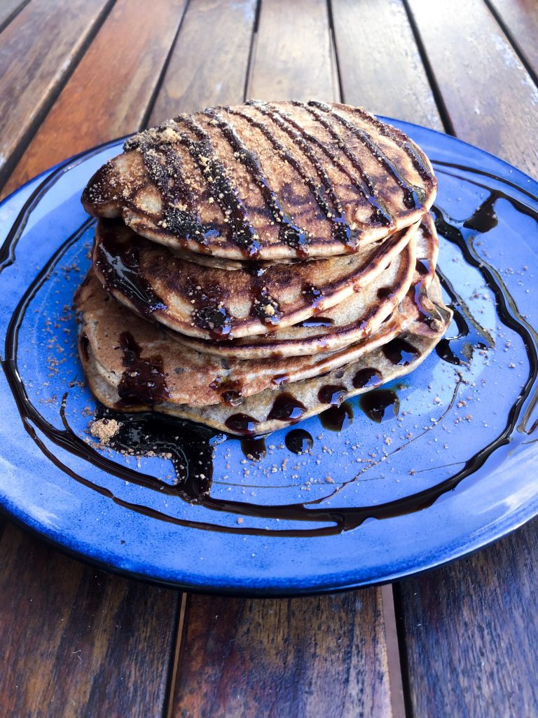 Oat Pancakes Let's Go Vegan Recipe Share Australia
