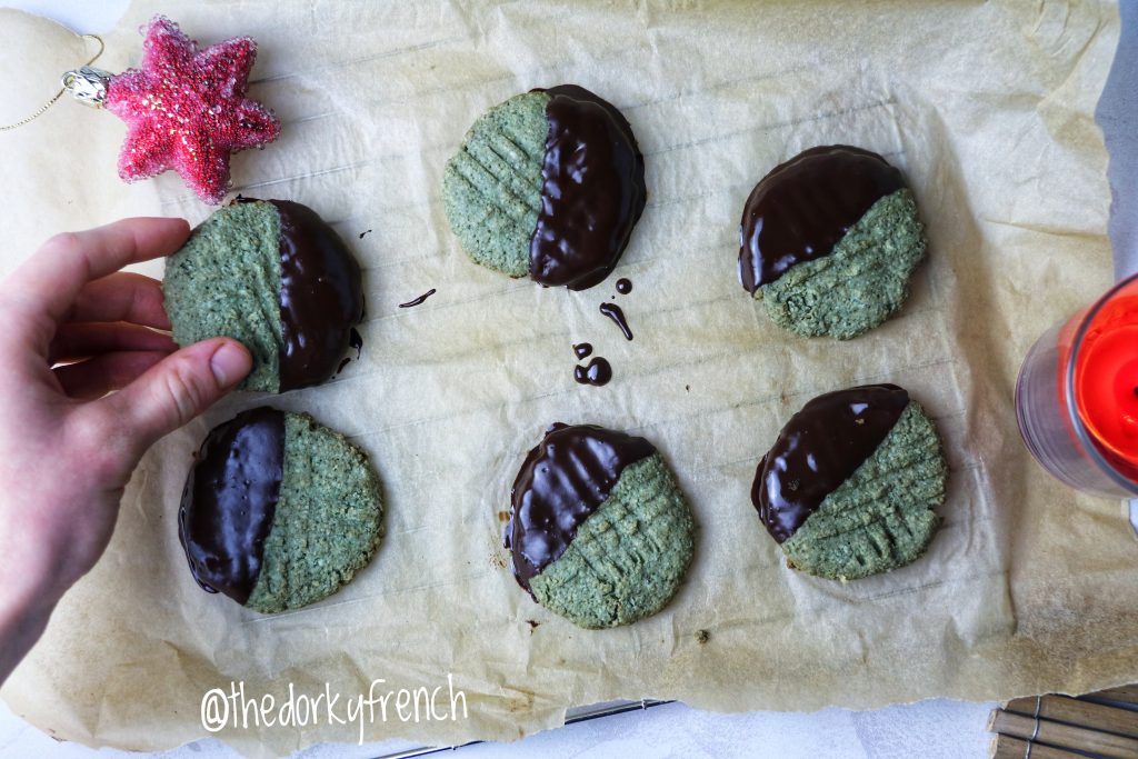 Spirulina Chocolate Cookies (glutenfree)