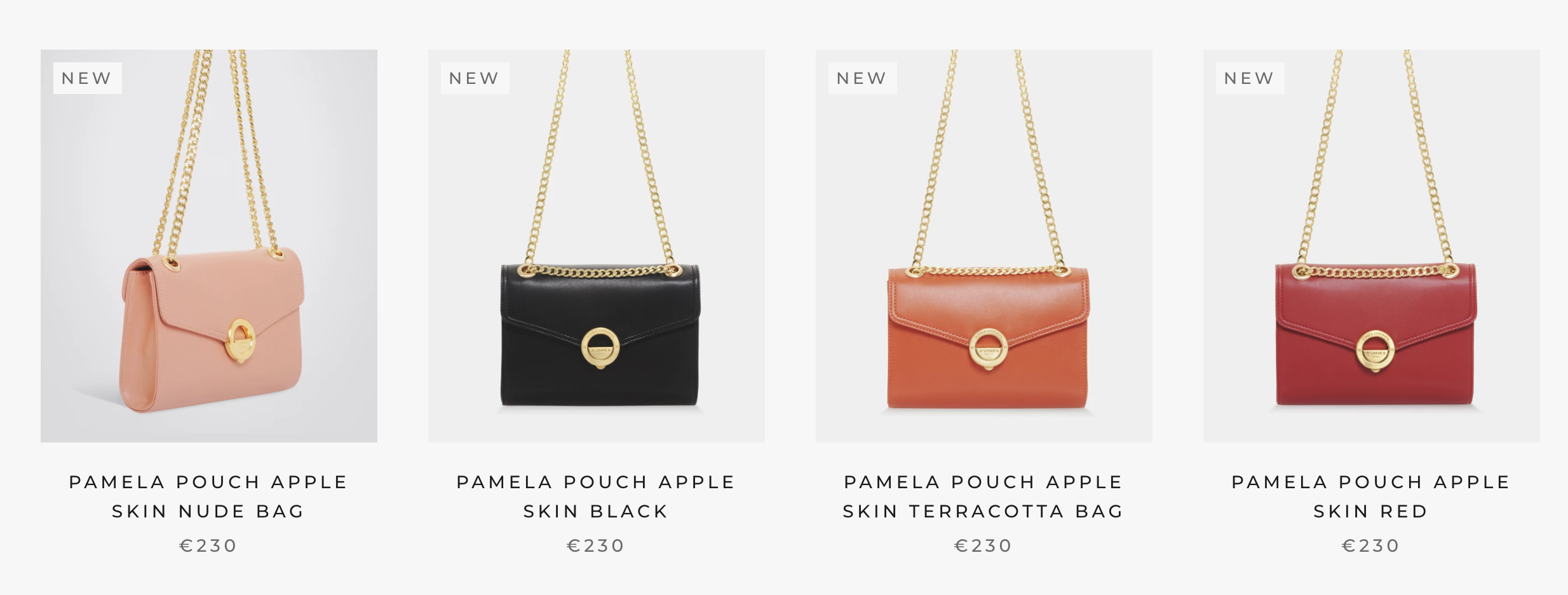 Pamela Anderson Debuts Vegan Handbag Made From Apple Skin Leather