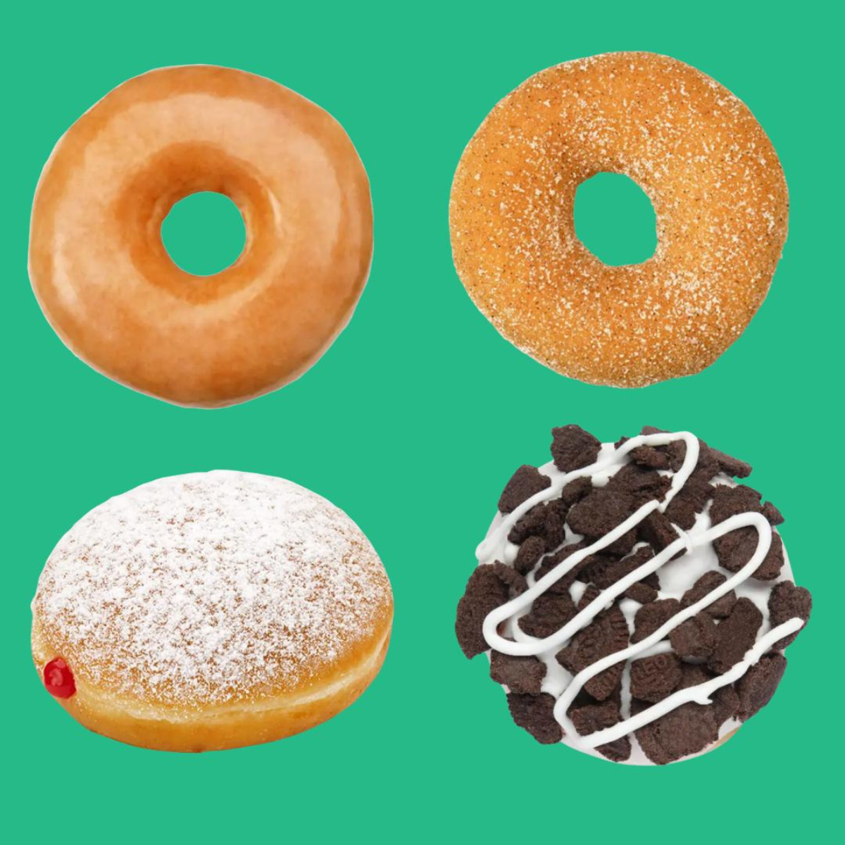 Krispy Kreme may now have 4 new vegan friendly donuts!